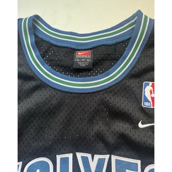 Kevin Garnett NBA Minnesota Timberwolves Nike Team Men’s XL +2 Black - Picture 3 of 8